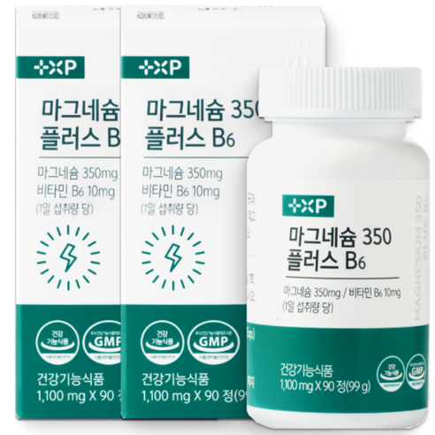 글루콘산 산화 마그네슘 배합 350mg 비타민 B6, 1개, 180정