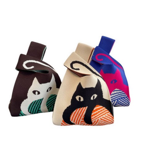 고양이 귀 디자인, 손목 가방, 다양한 색상, 합리적인 가격
