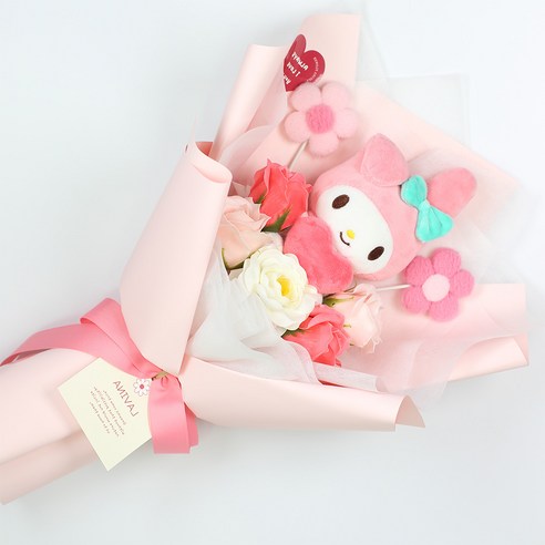 마이멜로디 비누꽃다발로 시들지 않는 사랑을 선물하세요