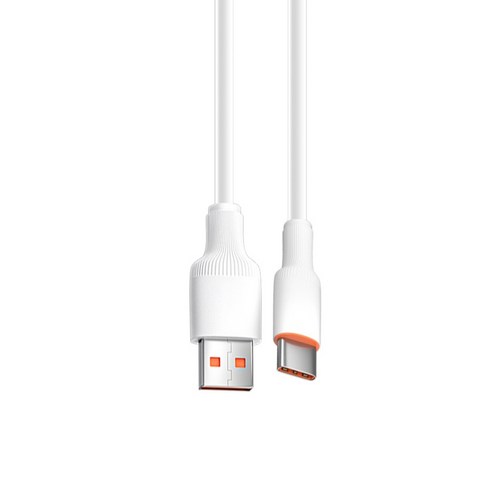 깜박임 충전 6A USB 타입 C 케이블 60 120W 빠른 충전 충전 USB C 충전 용 USB C 코드 케이블, 검은색, 마이크로 USB