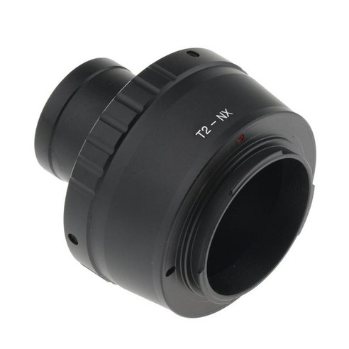 NX100 NX200 NX1000용 T2-NX 나사 렌즈 마운트 카메라 어댑터 및 M42 ~ 1.25인치 망원경 어댑터(T-마운트), 설명, 블랙, 설명