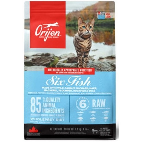 오리젠 6 피쉬 캣 생선 1kg – 1개 
고양이 사료