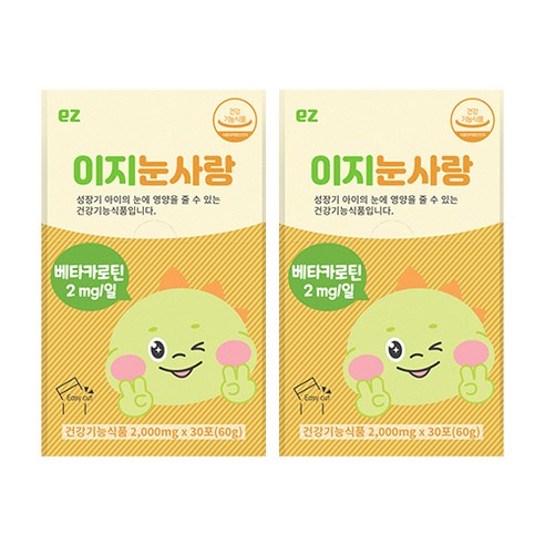 이지바이오메드 이지눈사랑, 60g, 2개