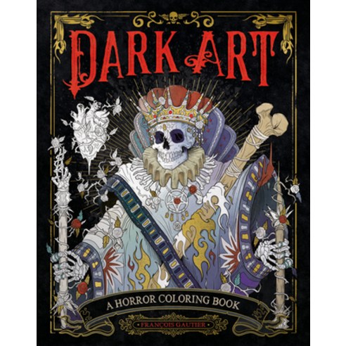 Dark Art: A Horror Coloring Book Paperback, Plume Books, English, 9780593185339
