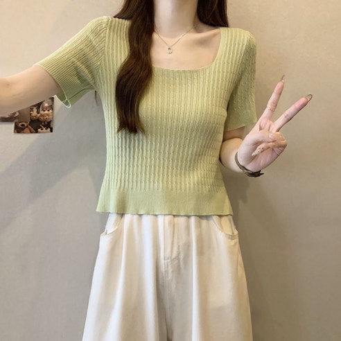 클래식한 줄무늬 반팔티 기본템 데이트룩 시원한