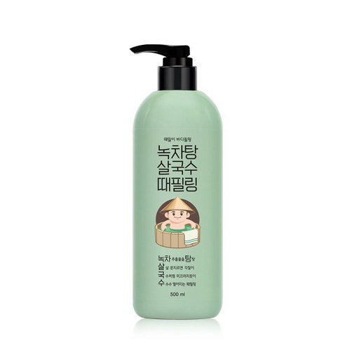 라끄베르 때밀이 바디필링 녹차탕 살국수 500ml 대용량, 1개