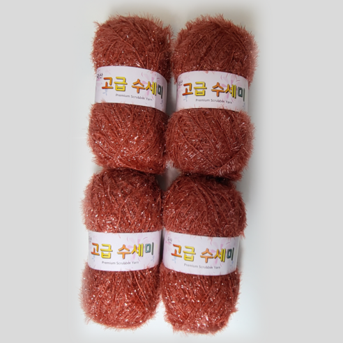 울클럽 별꽃수세미 만들기 DIY 고급수세미실 80g 4볼세트 (총 320g), 184브릭, 1개