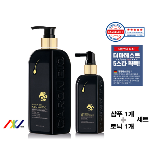 카론바이오 C3 샴푸, 2개, 300ml