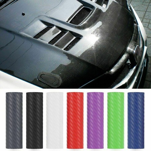 3D 탄소 섬유 컬러 필름 자동차 바디 스티커 장식 자동차 스타일링 액세서리, 중국, 오렌지