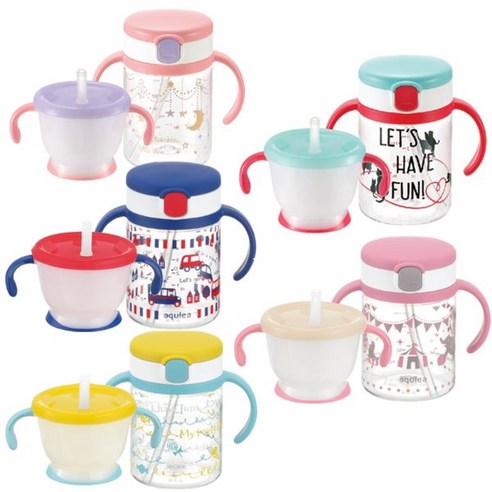 릿첼 AQ 첫걸음 머그 150ml + 빨대컵 200ml 세트