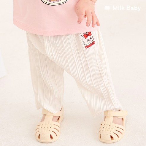 MilkBaby 유아용 베베버니 시원한 쿨링팬츠