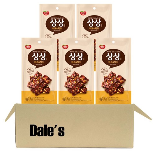 데일즈기획 동원 상상육포 비프앤치즈, 5개, 30g