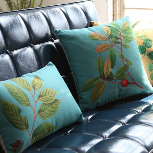 쿠션 하나로 완성하는 싱그러운 북유럽 감성