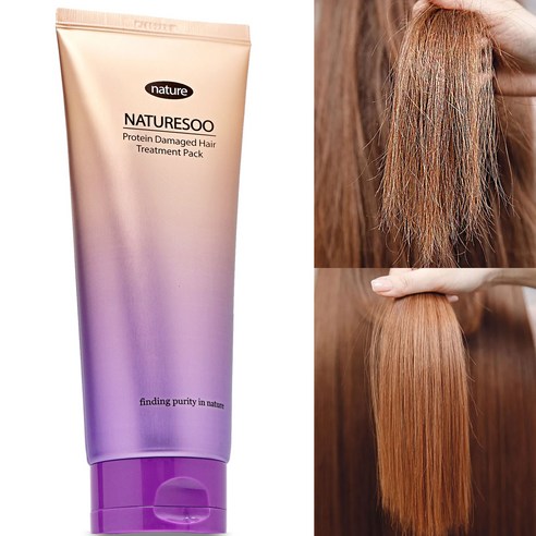 손상된 모발에 생명을 불어넣다: 네이처수 전문가용 극손상 단백질 트리트먼트 헤어팩 사용 후기 단백질헤어팩