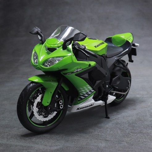 마이스토 1:12 가와사키 닌자 ZX-10R 그린 모형오토바이 다이