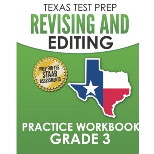 (영문도서) TEXAS TEST PREP Revising and Editing Practice Workbook Grade 3: Practice and Preparation for ... Paperback, Createspace Independent Pub..., English, 9781725559639