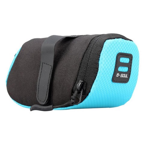 SJSHOP 웨지 자전거 사이클 안장 가방 MTB 도로 자전거 좌석 팩 아래, 블루, 15x7x7cm, 폴리 에스터