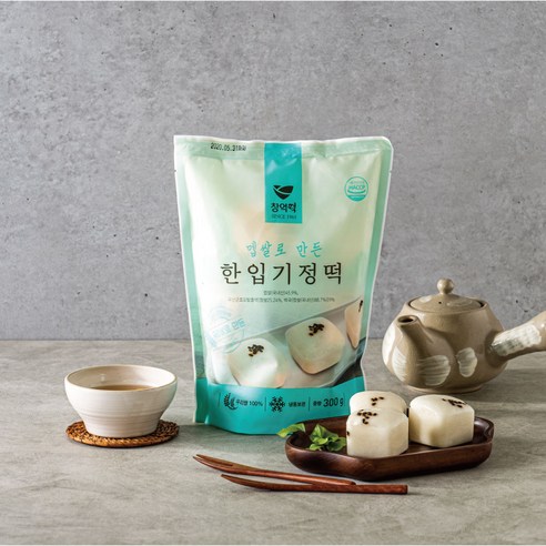 창억 한입기정떡 개별포장떡 300g, 340g, 1개