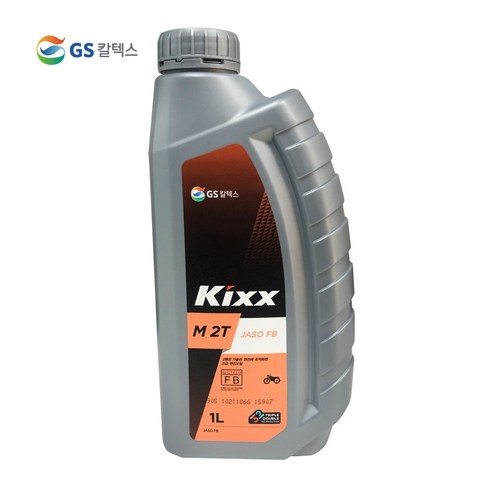 2행정 엔진오일 GS칼텍스 KIXX 1L(1000ml), 6개, Kixx M 2T JASO FB (1L)