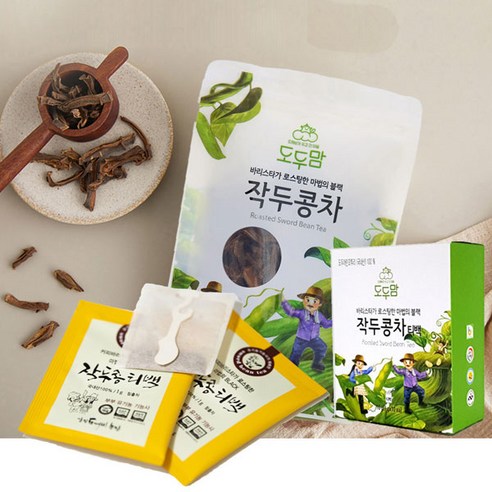 건강과 풍미를 담은 특별한 선택, 도두맘 마법의 블랙 작두콩차 세트