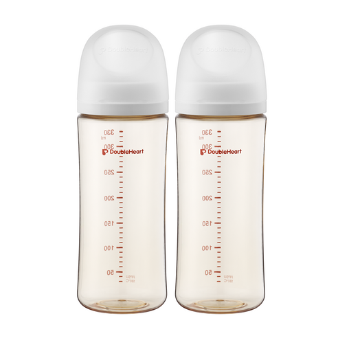 더블하트 모유실감 3세대 PPSU 제뉴인화이트 330ml 트윈팩, 화이트, 1개