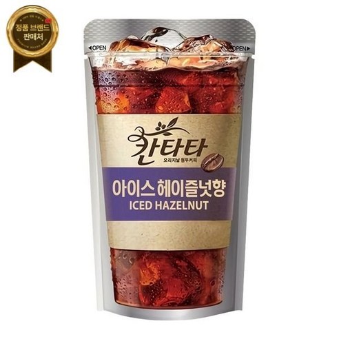 칸타타 아이스 헤이즐넛 230ml 10개 파우치 x5각