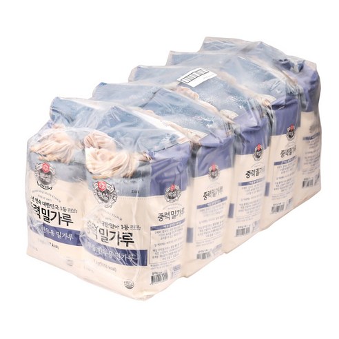 백설 중력밀가루 10개입, 1kg, 10개