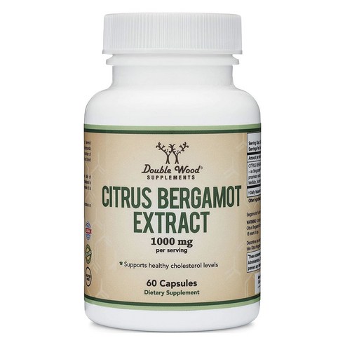 더블우드 Citrus Bergamot Extract 1000mg 캡슐, 1개, 60정