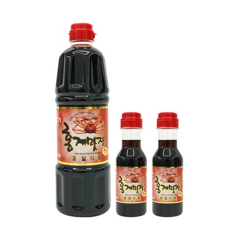 홍게맛장 소스 900ml + 홍게맛장 소스 200mlX2개, 레드 900ml + 레드 200ml x2개