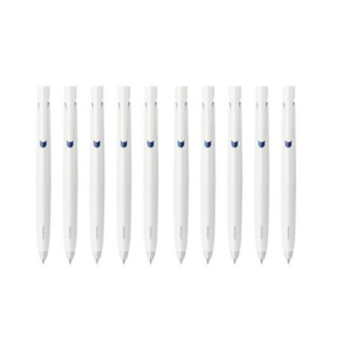 제브라 블렌 젤잉크팬 0.5mm, 화이트바디 + 블루잉크, 20개