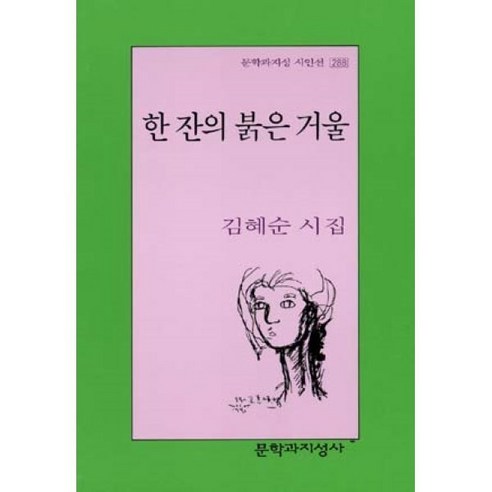 한 잔의 붉은 거울, 문학과지성사, 김혜순 저