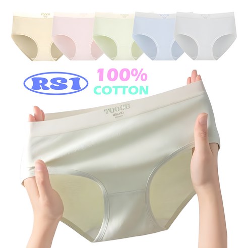 부드러운 순면과 산뜻한 디자인의 조화, 토이앤스티치 파스텔 순면 팬티