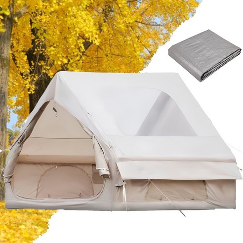 에어텐트 코튼 6.3 원터치 공기주입식 감성 캠핑텐트, 감성 가득한 야외 공간의 시작