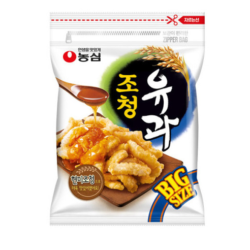 농심 조청유과 지퍼백 대용량 320g, 1개