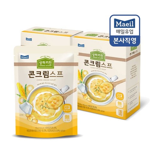 매일유업 상하키친 콘크림 스프 150G 6개
