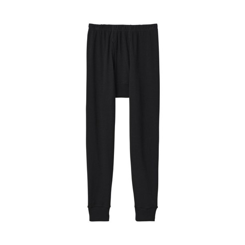 무인양품 MUJI 남성 따뜻한 코튼 울 스무스 타이츠