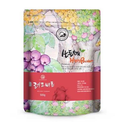 산들해 국산 레드비트분말 가루, 1개, 500g, 500g 비트 효능