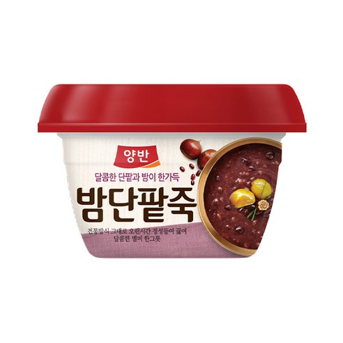 양반 밤단팥죽, 285g, 12개