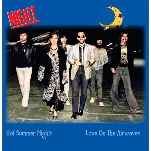 (수입 LP) Night 45 rpm single Hot Summer Nights/Love On The Airwaves (swirl) IN STOCK