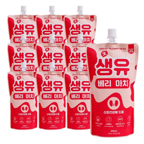 마이베프 무항생제 펫밀크 생유베리마치 신장건강 200ml, 크랜베리맛, 10개 강아지음료 Best Top5