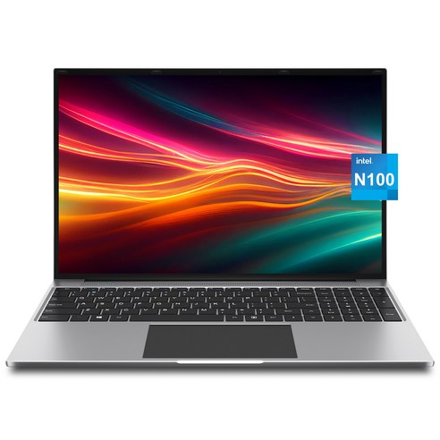 JUMPER 2025 노트북 16인치 화면 대형 셀러론 N100 512GB SSD 16GB RAM사무용 WIN11 home, 다크그레이, S7max N100할인61%