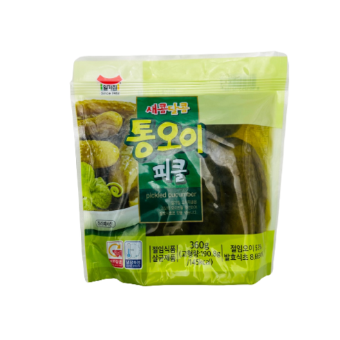 일가집 통오이피클 360g 밑반찬, 6개 새콤달콤통오이피클 Best Top5