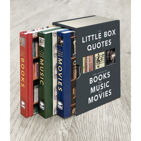 (영문도서) The Little Box of Quotes: For Lovers of Books Music and Movies Hardcover, Orange Hippo!, English, 9781800693289