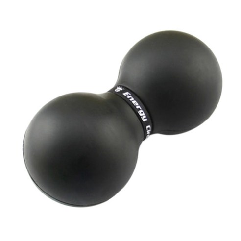 Xzante KSONE 근육 완화 마사지 공 근육통 물리 치료를위한 땅콩 공을위한 모양 4, 검은 색