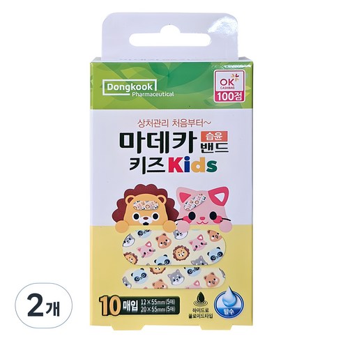 동국제약 마데카 키즈 습윤밴드, 2개