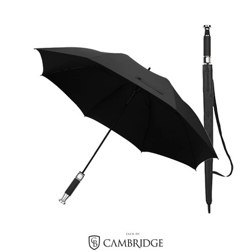 잭오브캠브릿지 고급 자동우산 튼튼한 장우산 투명 비닐 일자형