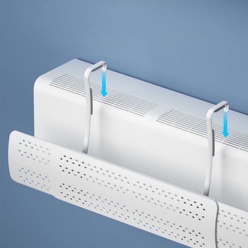 겨울 한파로부터 방을 따뜻하게 보호하는 테오 벽걸이 에어컨 바람막이