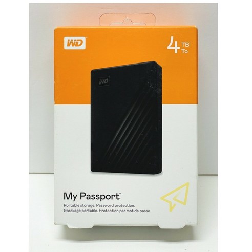소중한 추억과 자료, WD My Passport 4TB에 안전하게 담아두세요.