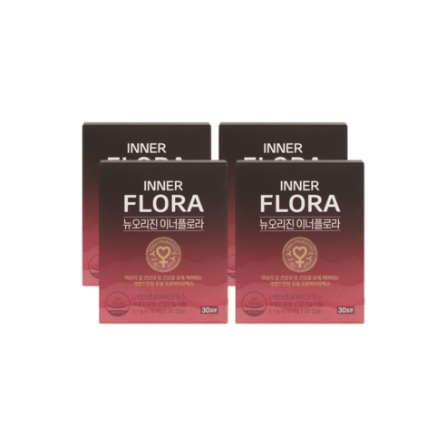 엘레나질유산균 뉴오리진 여성 질 건강 유산균 이너플로라 30정, 4개 Best Top3