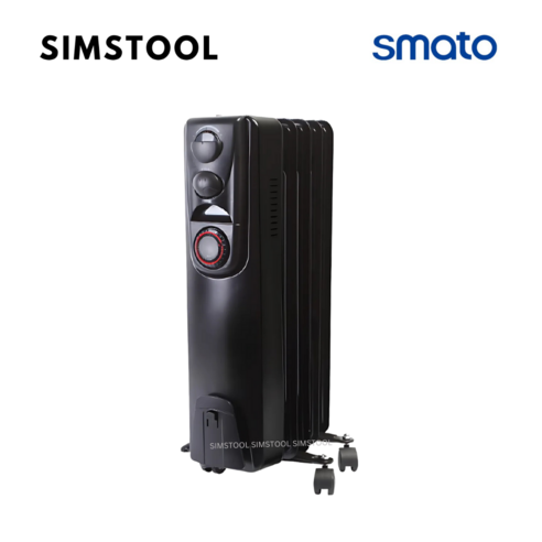 스마토 라디에이터 RAD-15T(블랙) 난방 히터 가정용 사무실용